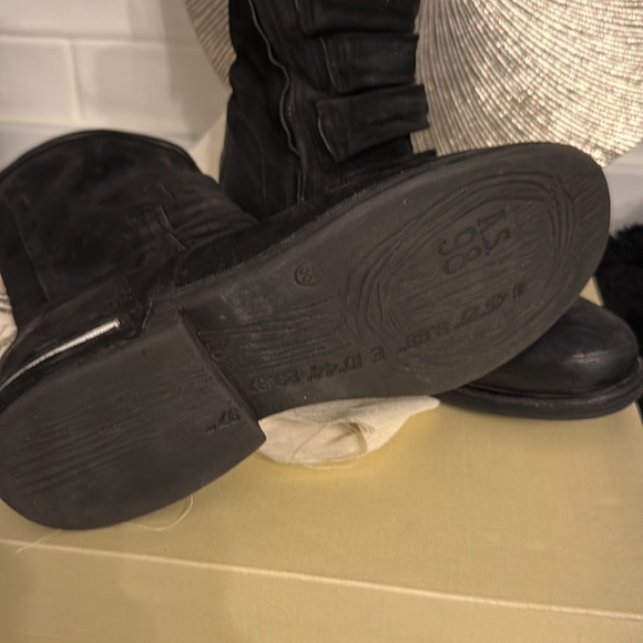 A.S.98 SUEDE /LEATHER DISTRESSED COMBATS 7.5 - Picture 5 of 7